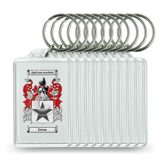 Eston Set of 10 Keychains