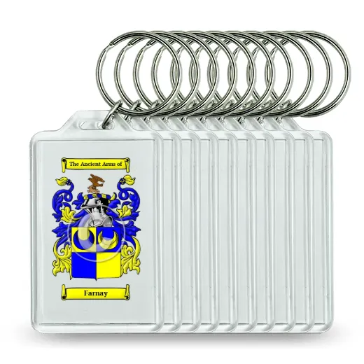 Farnay Set of 10 Keychains