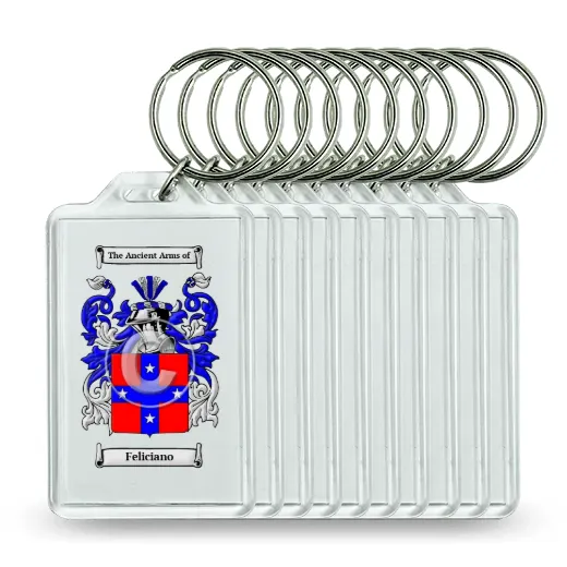 Feliciano Set of 10 Keychains