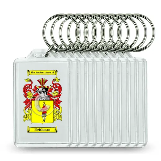 Fleishman Set of 10 Keychains