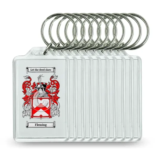 Fleming Set of 10 Keychains