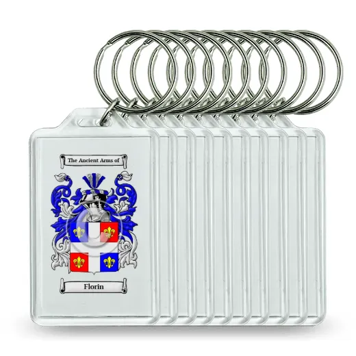 Florin Set of 10 Keychains