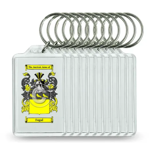 Fogal Set of 10 Keychains