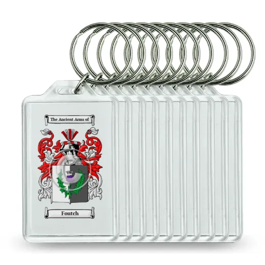 Foutch Set of 10 Keychains