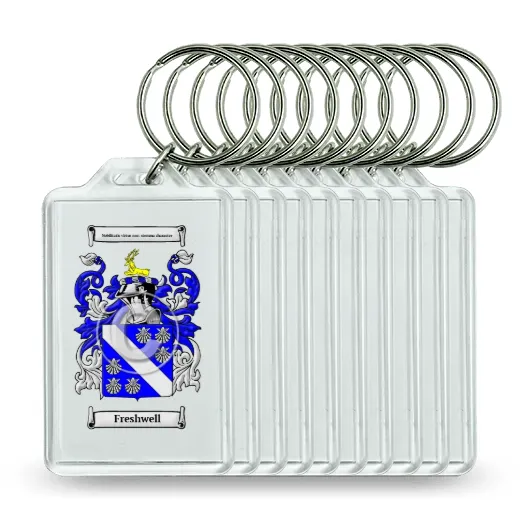 Freshwell Set of 10 Keychains