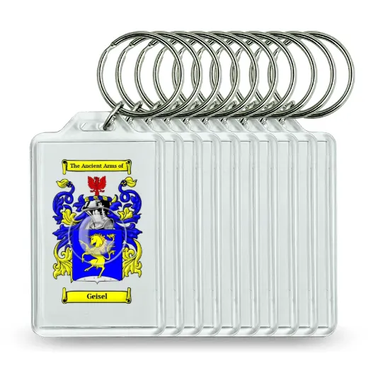 Geisel Set of 10 Keychains