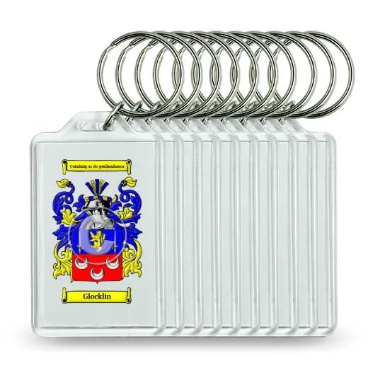 Glocklin Set of 10 Keychains