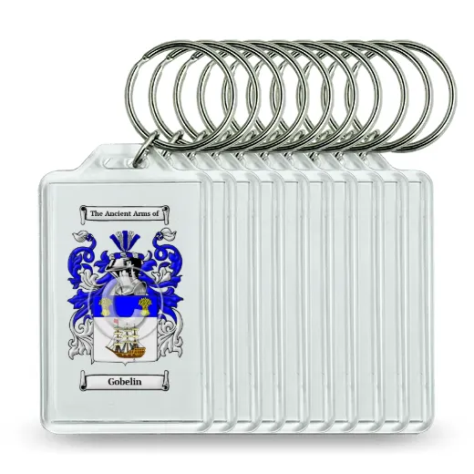 Gobelin Set of 10 Keychains