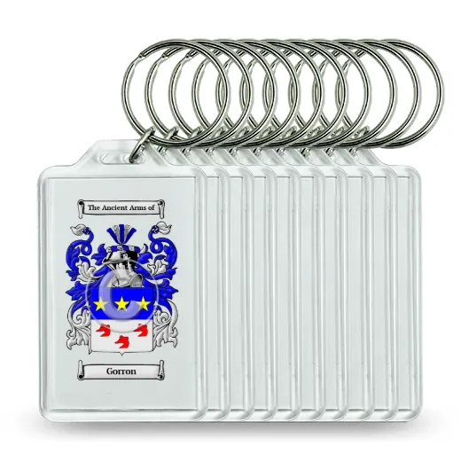 Gorron Set of 10 Keychains