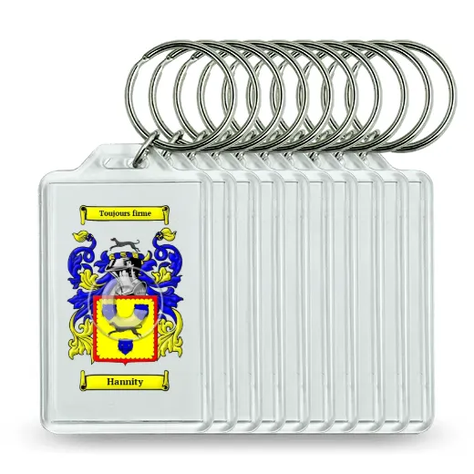 Hannity Set of 10 Keychains