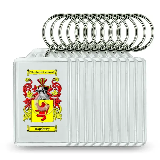 Hapsburg Set of 10 Keychains