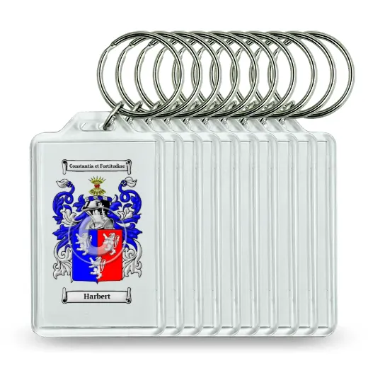 Harbert Set of 10 Keychains