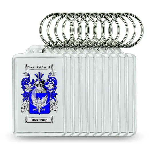 Harenburg Set of 10 Keychains