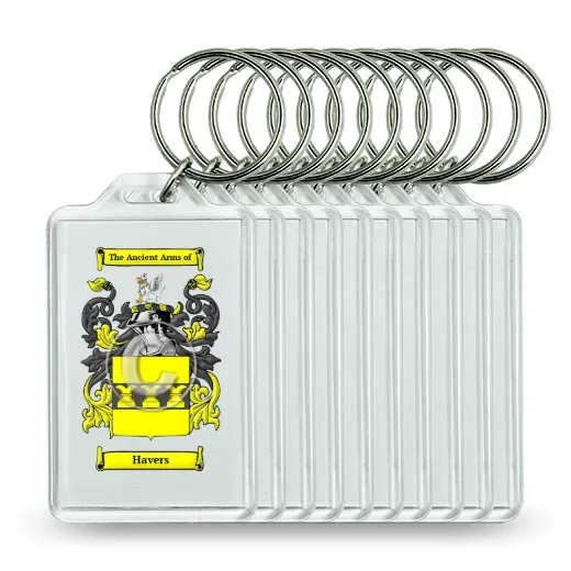 Havers Set of 10 Keychains