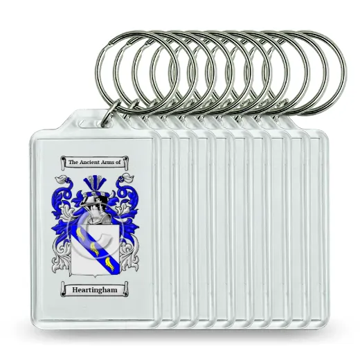 Heartingham Set of 10 Keychains