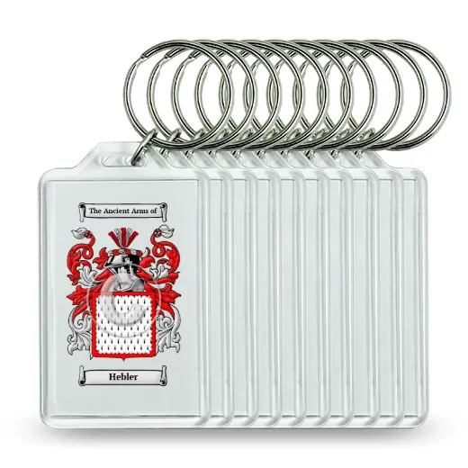 Hebler Set of 10 Keychains