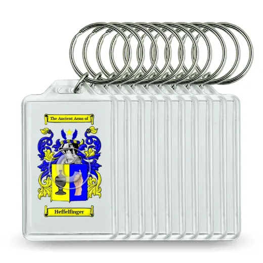 Heffelfinger Set of 10 Keychains