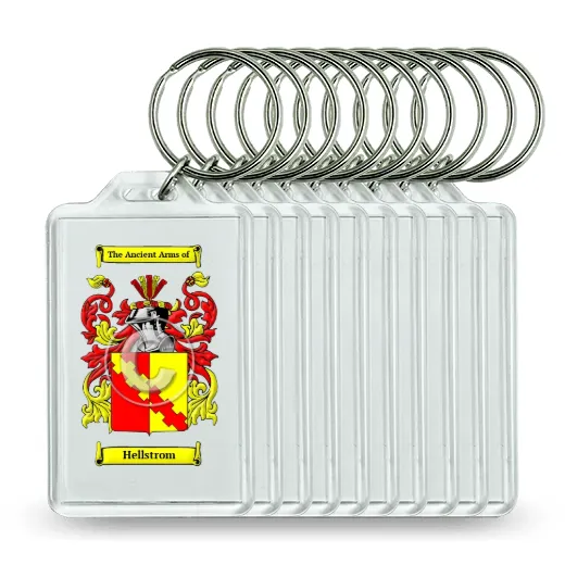 Hellstrom Set of 10 Keychains