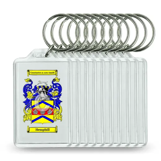 Hemphill Set of 10 Keychains