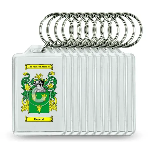 Herend Set of 10 Keychains