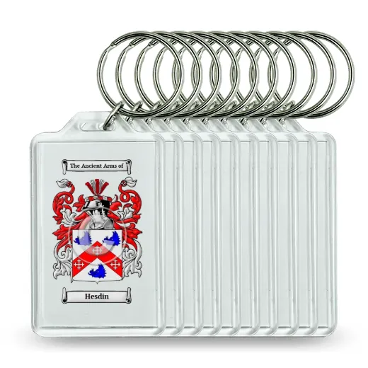 Hesdin Set of 10 Keychains