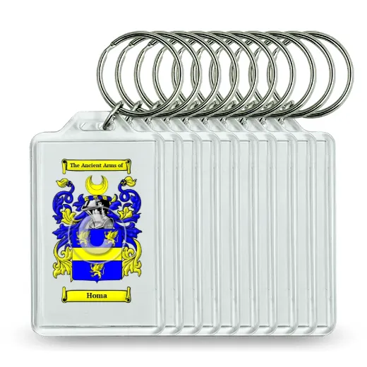 Homa Set of 10 Keychains