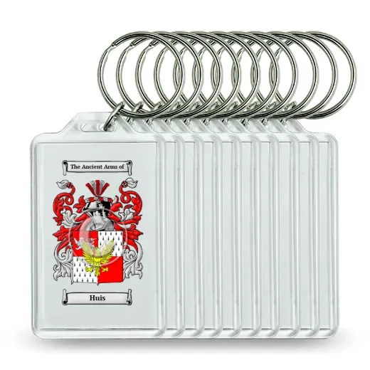 Huis Set of 10 Keychains