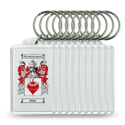 Hulse Set of 10 Keychains