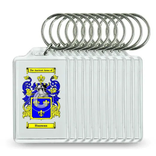 Hunwan Set of 10 Keychains