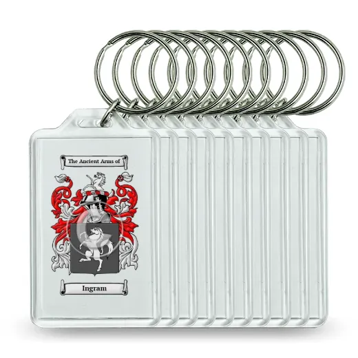 Ingram Set of 10 Keychains