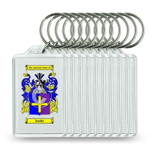 Isaaks Set of 10 Keychains