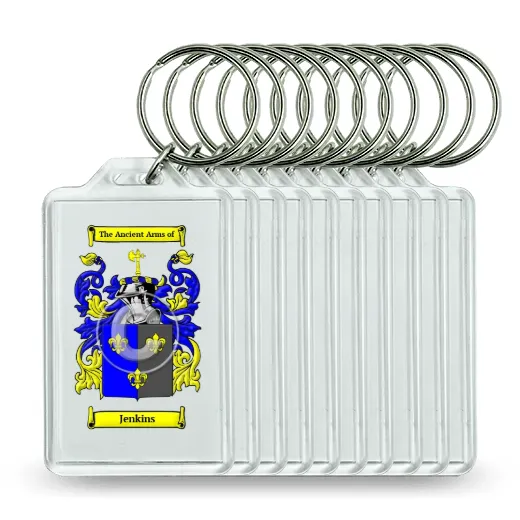 Jenkins Set of 10 Keychains