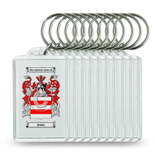 Jentz Set of 10 Keychains