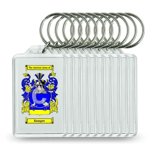 Kemper Set of 10 Keychains