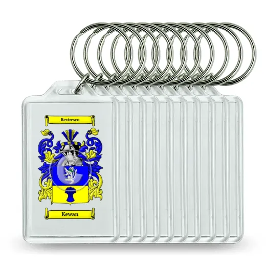 Kewan Set of 10 Keychains