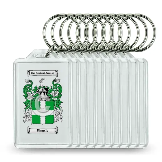 Kingsly Set of 10 Keychains