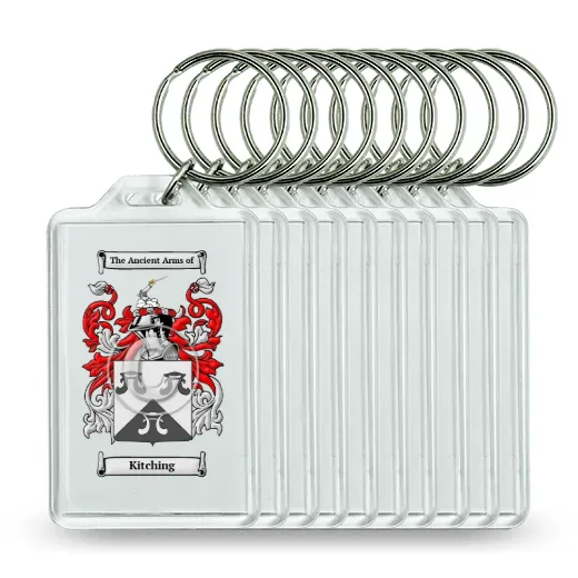 Kitching Set of 10 Keychains