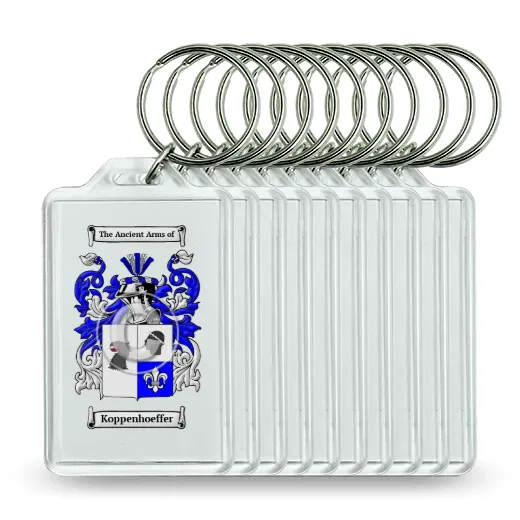 Koppenhoeffer Set of 10 Keychains