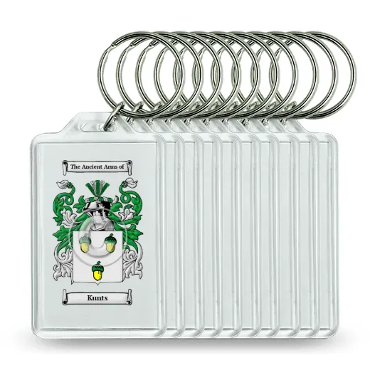 Kunts Set of 10 Keychains