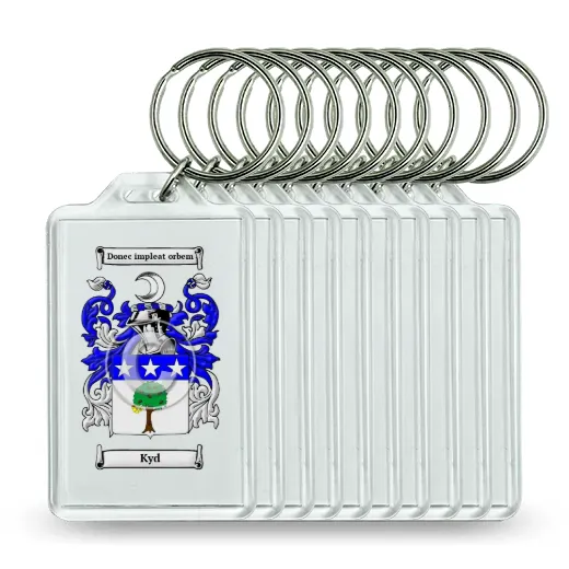 Kyd Set of 10 Keychains