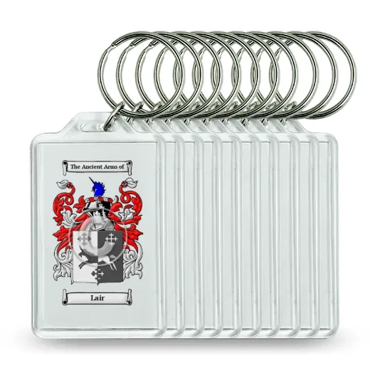 Lair Set of 10 Keychains