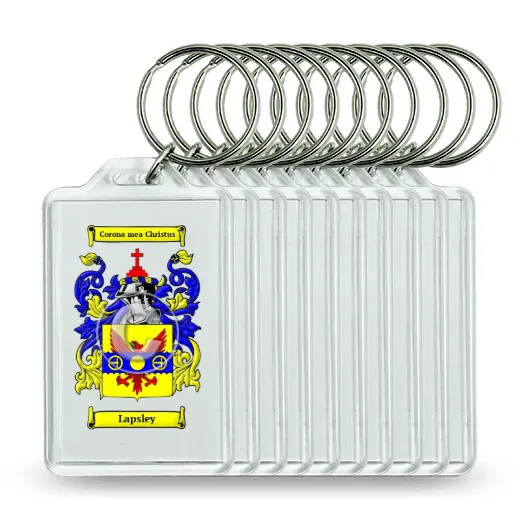 Lapsley Set of 10 Keychains