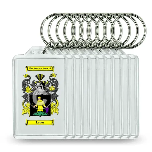 Lauer Set of 10 Keychains