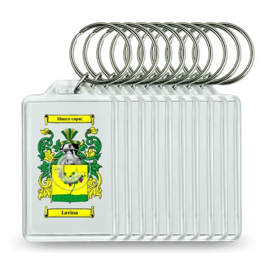 Lavina Set of 10 Keychains