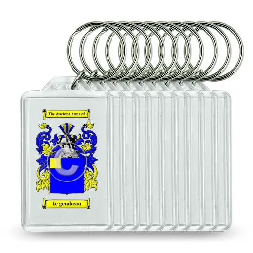 Le gendreau Set of 10 Keychains