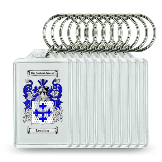 Leaming Set of 10 Keychains