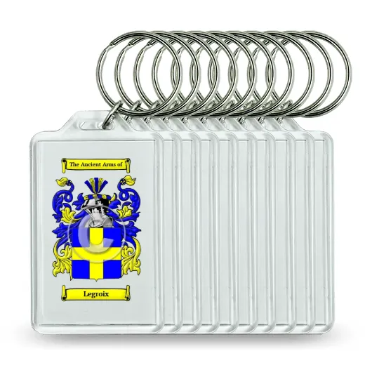 Legroix Set of 10 Keychains