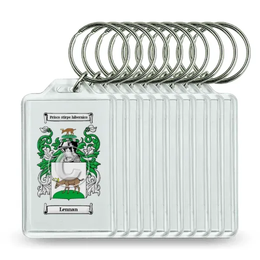 Lennan Set of 10 Keychains