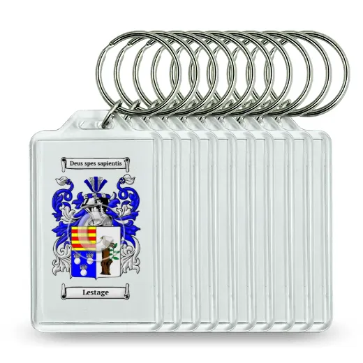 Lestage Set of 10 Keychains