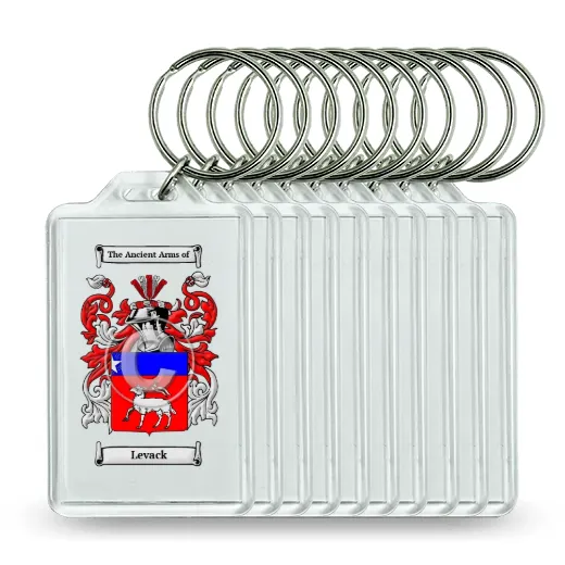 Levack Set of 10 Keychains